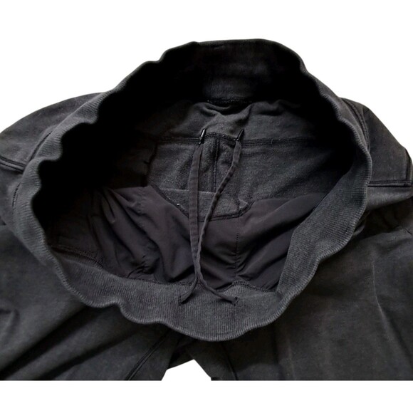 Lululemon Sweatpants Men's XXL Cross Cut Pant Heathered Black Zip Pockets Gym - Picture 10 of 13